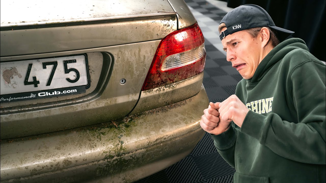 TVÄTTAR GRISIG VOLVO C70 FÖRSTA GÅNGEN PÅ TIO ÅR!