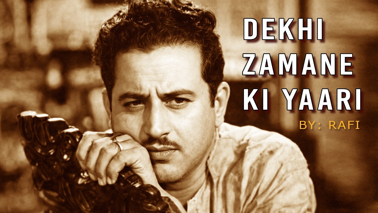 Dekhi Zamane Ki Yari I Tribute To The Great Legends I Mohammed Rafi  I Guru Datt