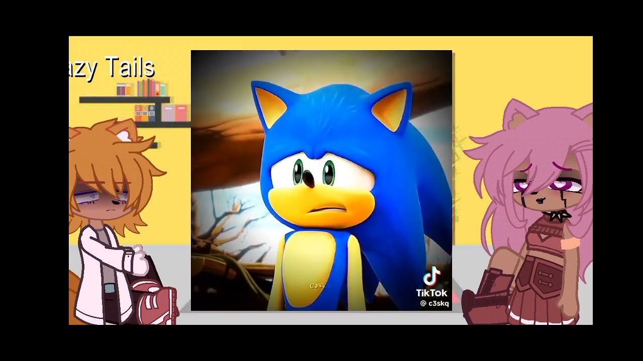 Crazy Tails and Dream girl Amy/Crazy Amy react to Sonic Prime|EXETails|Watch till the end|Original|