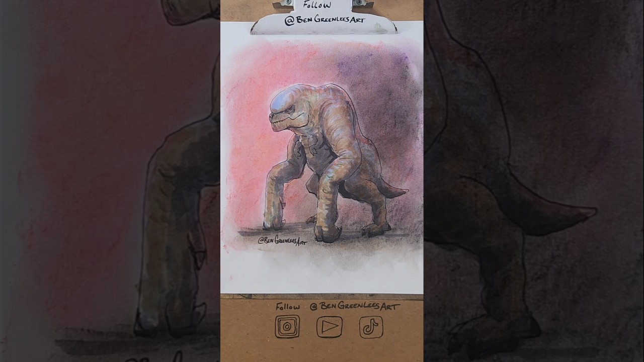 New Jurassic World Rebirth Mutant Dinosaur? #jurrassicworldrebirth #jurrassicworld #dinosaurart