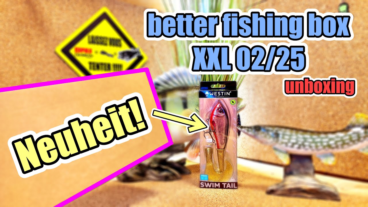 Uff, stabile Box! Better Fishing Box XXL Februar 25 Unboxing