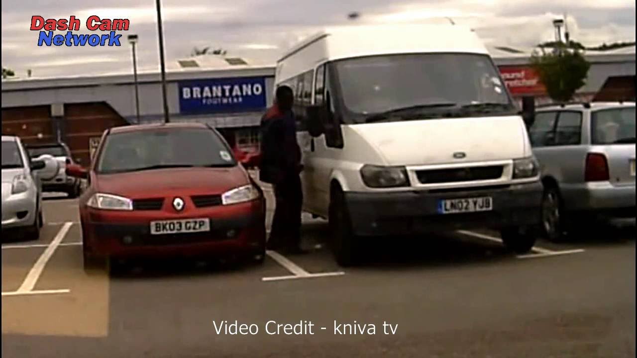 Car Park Hit & Run Caught On Dash Cam