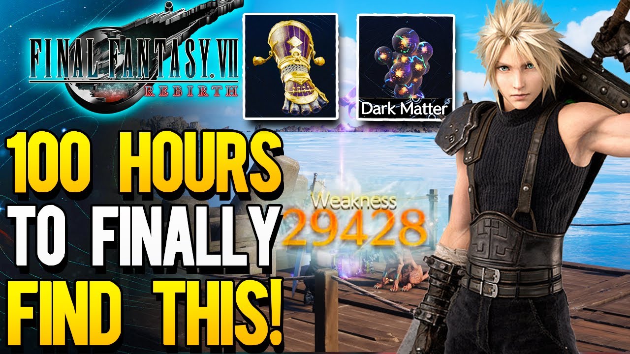 Almost 100 Hours To Discover These in Final Fantasy 7 Rebirth! Amazing One Shot Gear & Materia