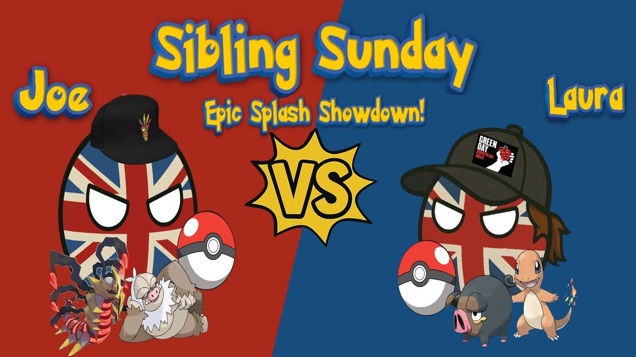 Sibling Sunday. Epic Splash Showdown! Pokemon TCG