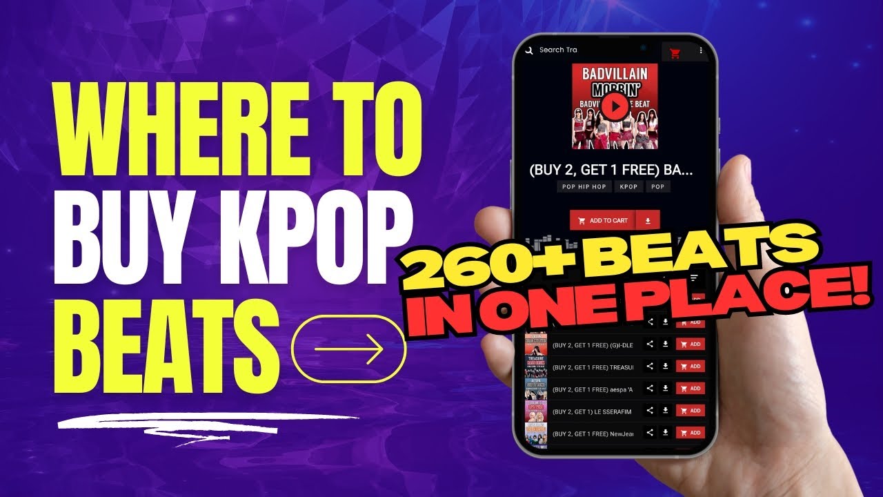 HOW to buy KPOP beats with your PHONE 2024 (release-ready)