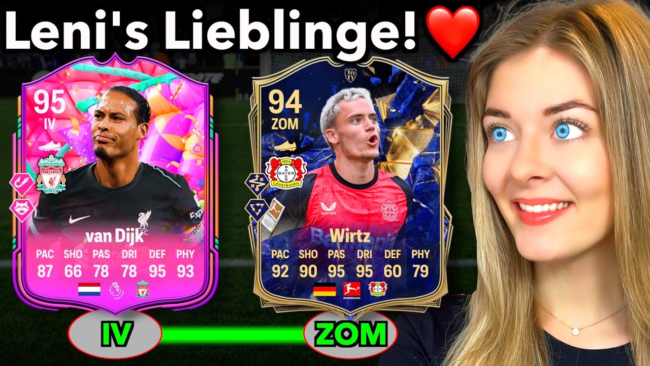 Meine FREUNDIN Leni baut ihr DREAMTEAM! 😍⚽️