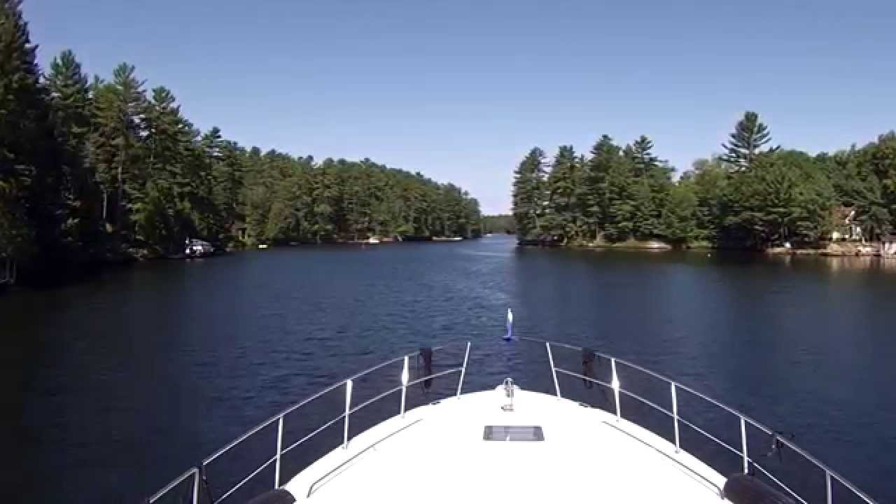 Boating Swift Rapids To Severn Falls  - Sit Back Sunday GoPro Cruise