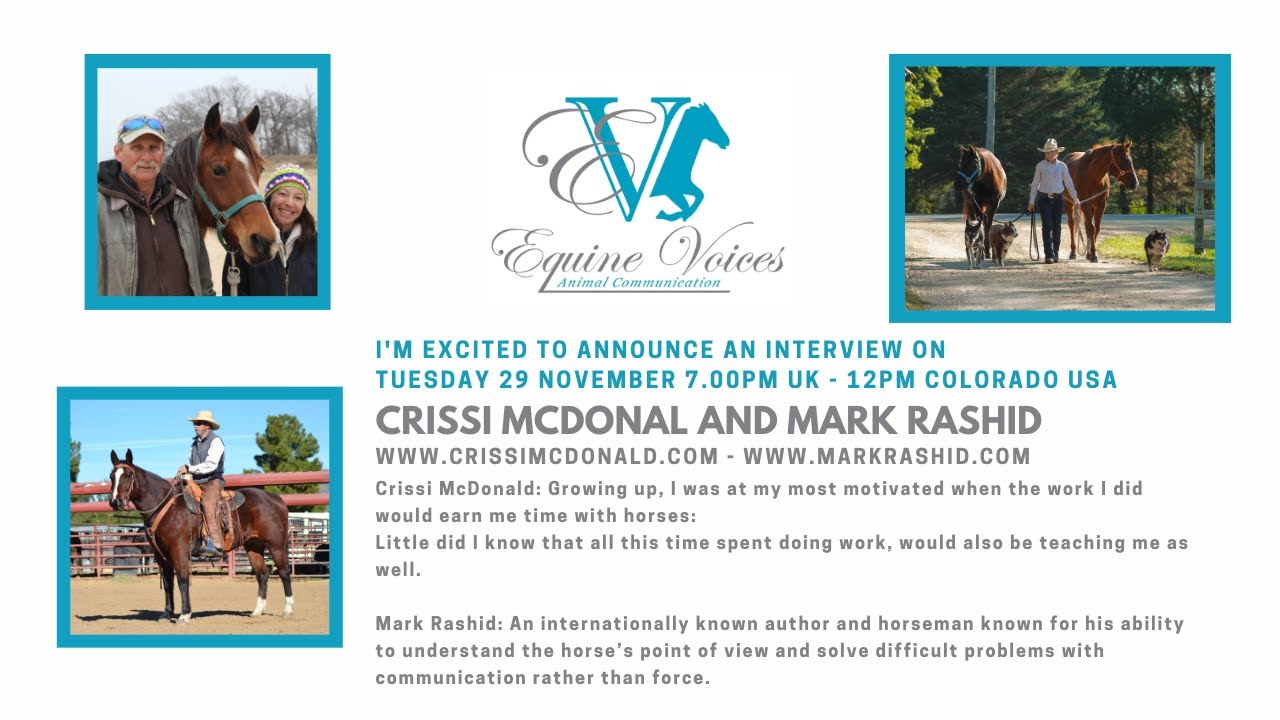 Podcast Interview with Crissi McDonald and Mark Rashid