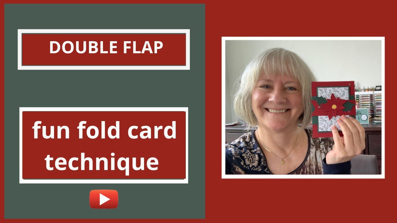 Double Flap fun fold card technique
