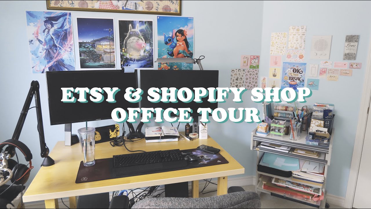 Etsy & Shopify Shop Office Tour