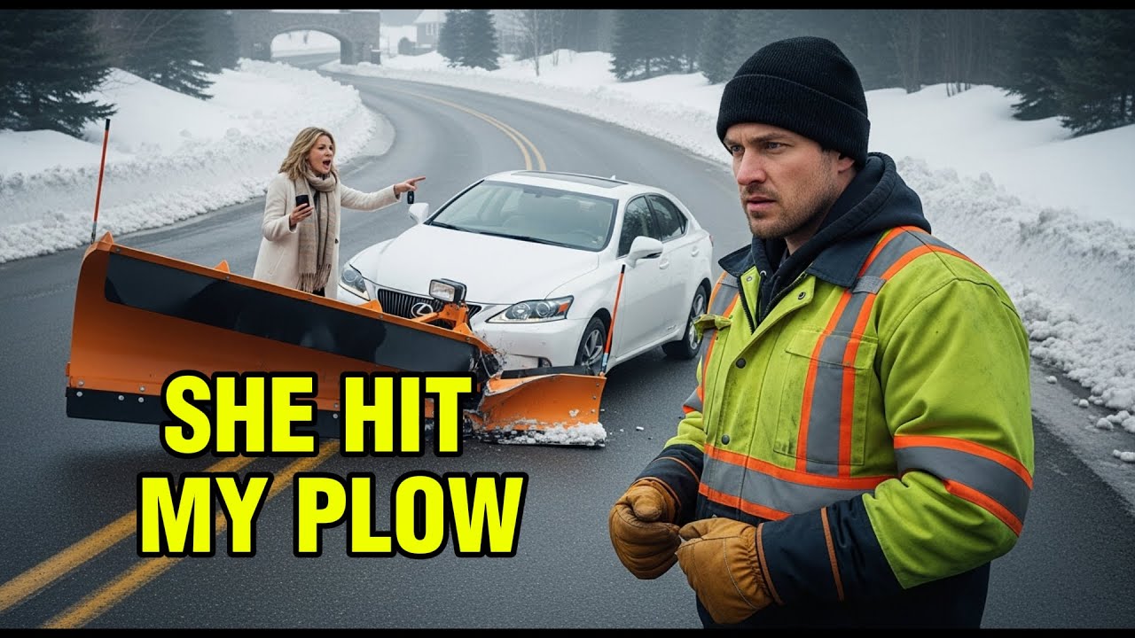 HOA Karen Slammed Into My Plow Truck In The Snow, Then Demanded I Pay Her Insurance Deductible