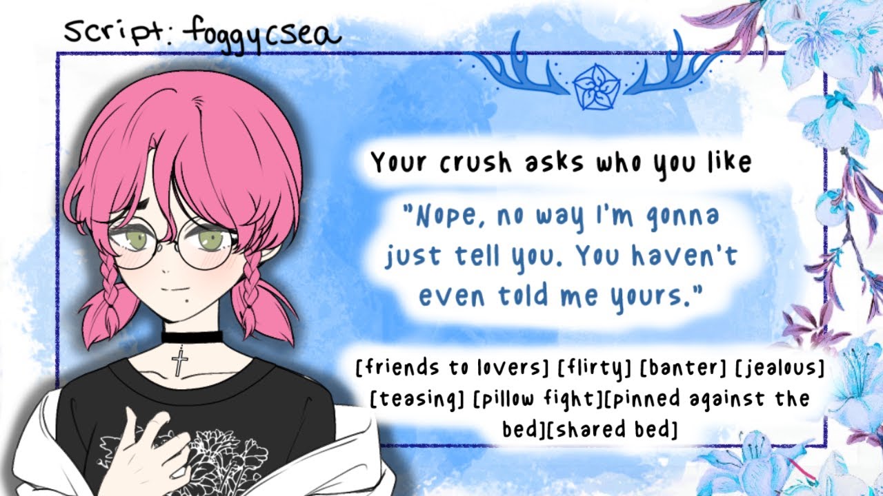[f4m] Crush asks who you like [reverse confession][asmr]