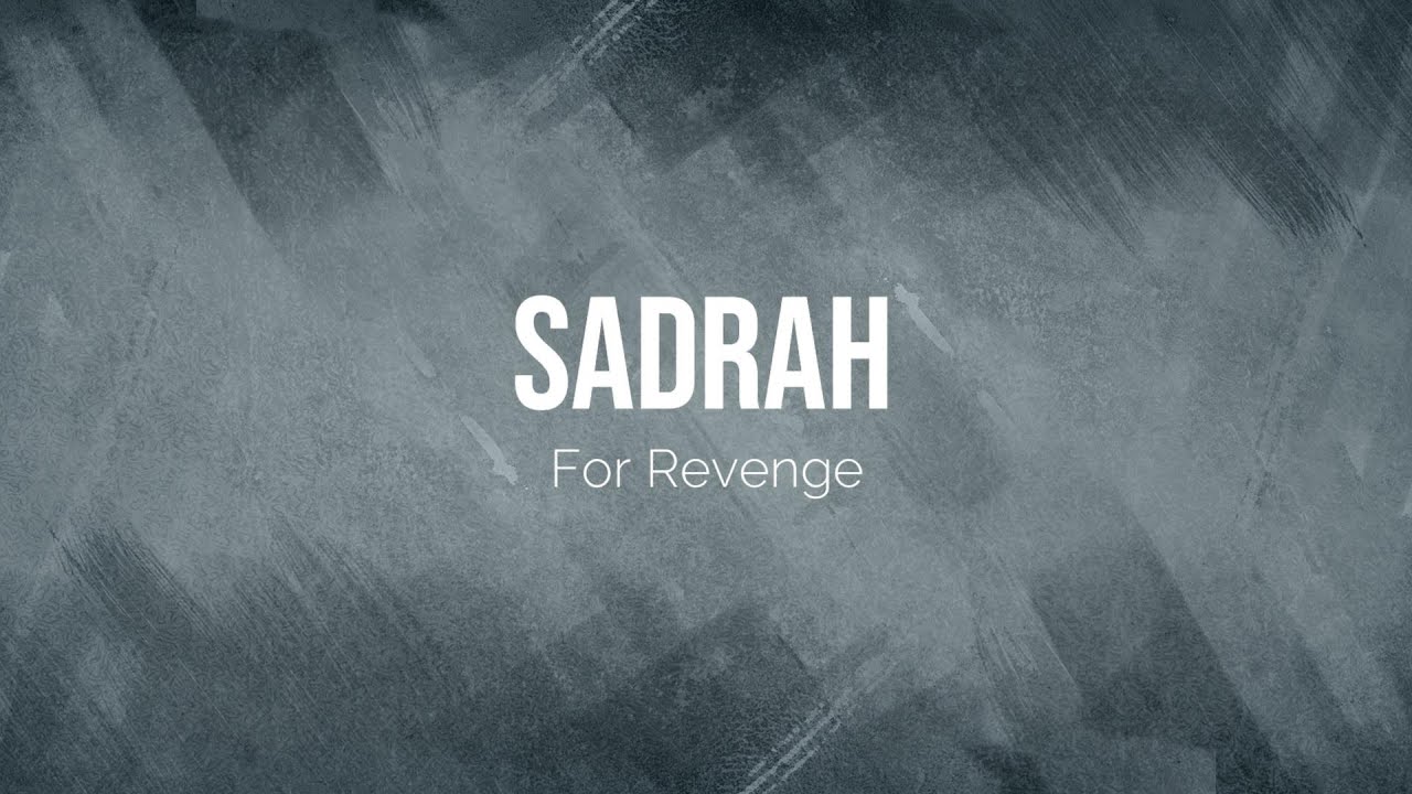 For Revenge - Sadrah (karaoke)