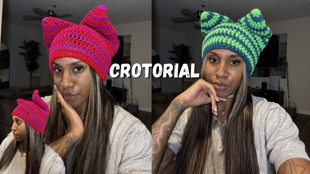 CROTORIAL 🧶 : Bunny Beanie