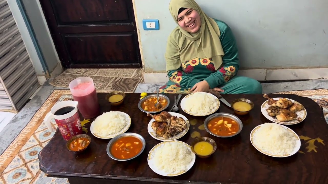 تعالو شوفو احلا واجمل فطار فى رمضان 