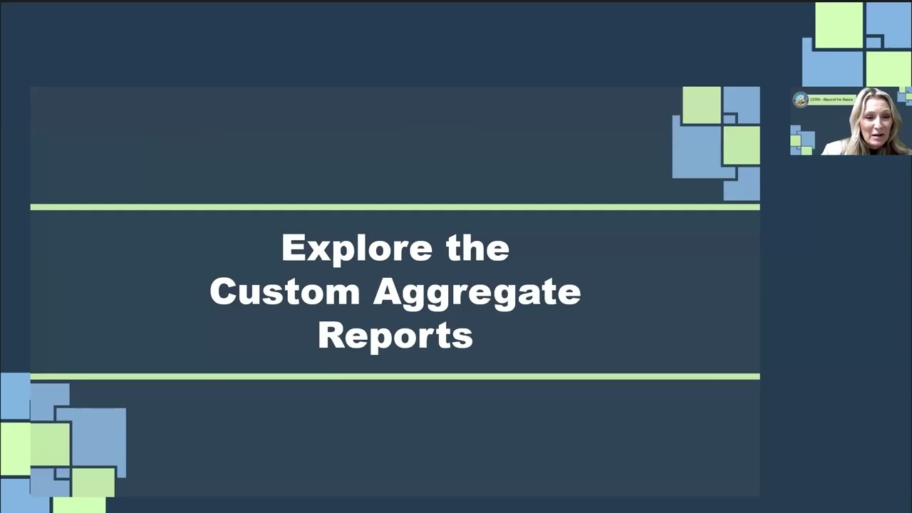CERS–Beyond the Basics Module One: Rostering and Reports for Coordinators and Administrators