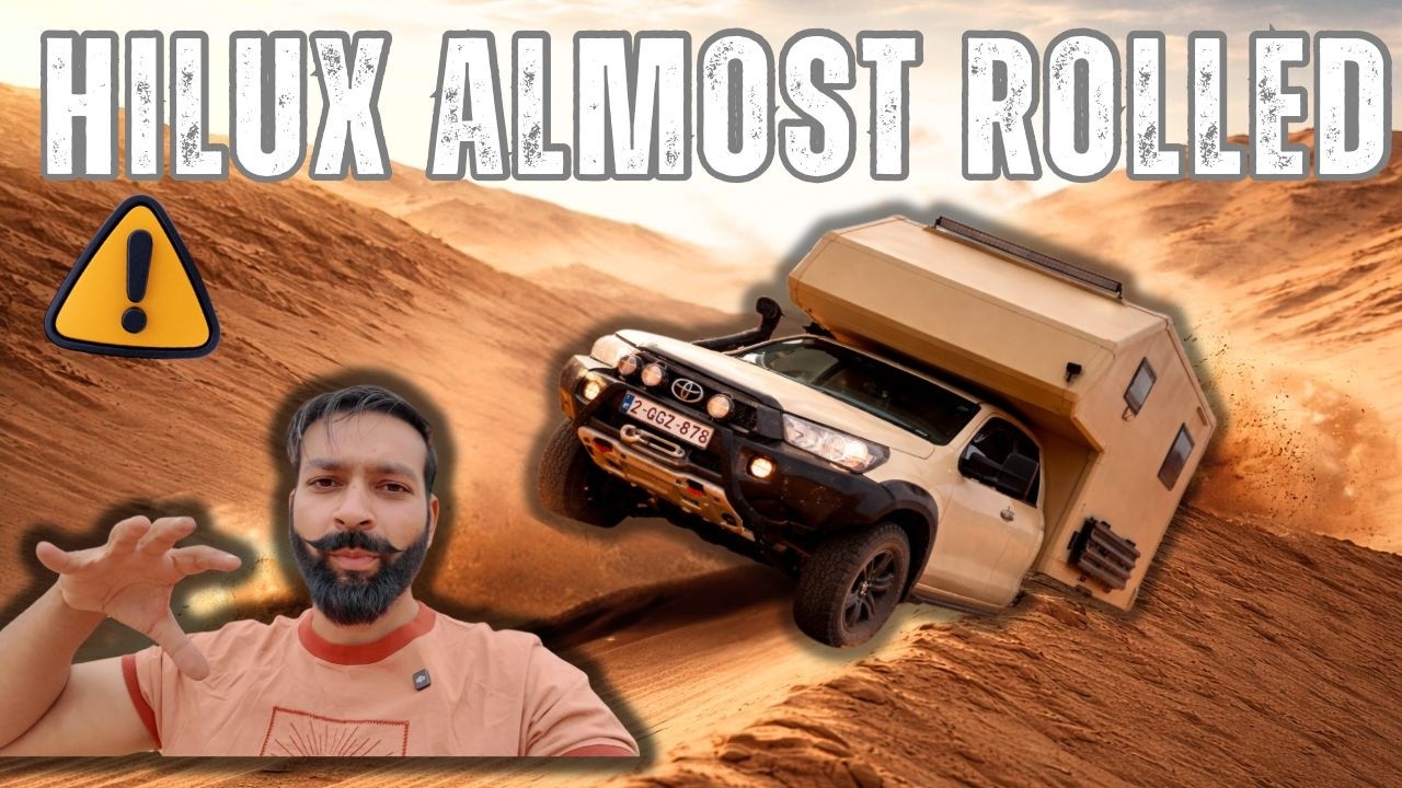 I almost Flipped My Hilux camper in the Sahara  Alone in Mauritania