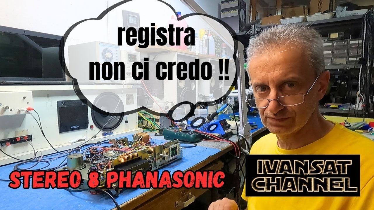 Panasonic stereo 8 che registra !!