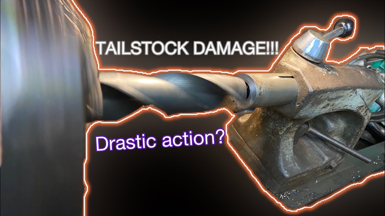 Lathe Tailstock Machining! A good reaming needed? Restoration series episode 4