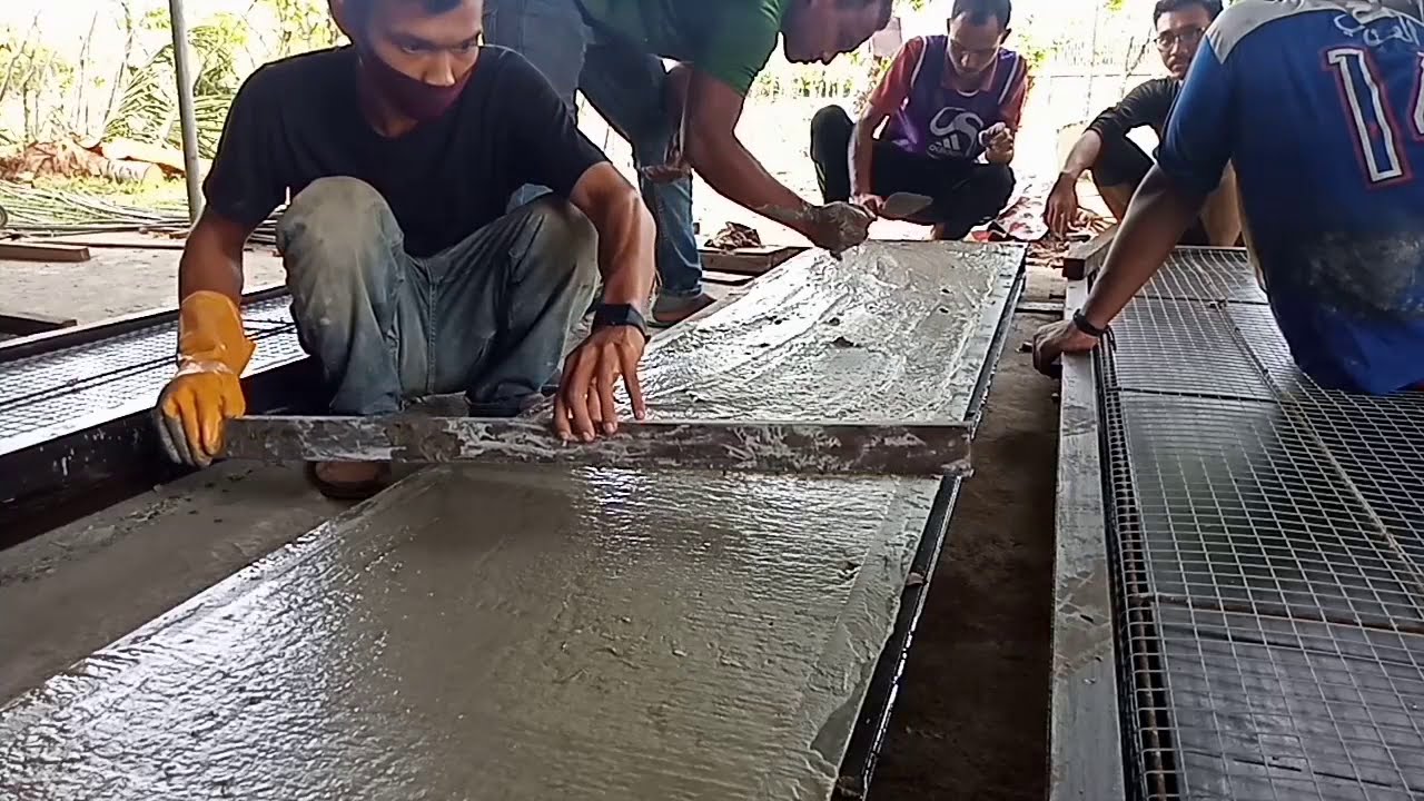 pembuatan beton pracetak