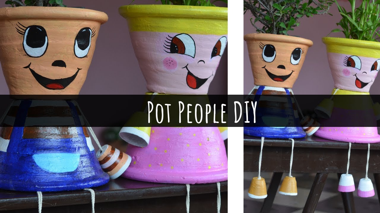 Pot People DIY | Step by Step DIY Tutorial | Plants decor Ideas