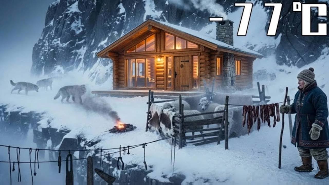 В одиночестве при –77°C ❄️ | Вдова выживает в каменной пещере во время смертельной метели