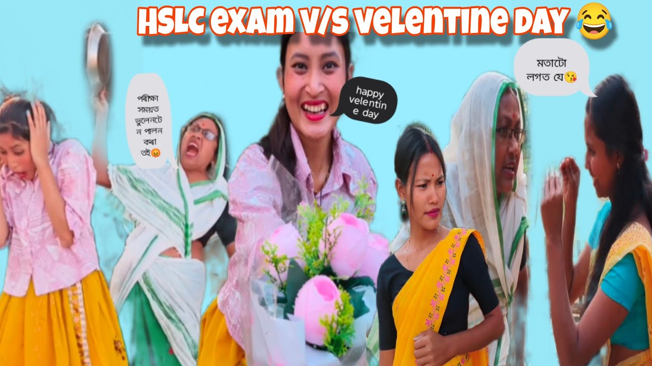 Exam ৰ সময়ত দাংকাতিৰ velentine day পালন🤣//assamese comedy🤣