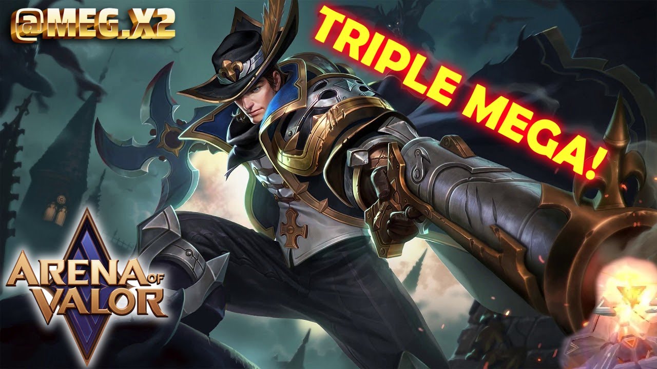 TRIPLE MEGA KILL Featuring TridosV on Valhein - Arena of Valor (AOV NA)