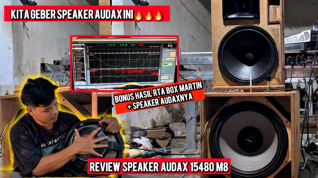 SPEAKER LEGEND SAATNYA TAMPIL LAGI🤙 REVIEW SPEAKER AUDAX AX 15480 M8 DI BOX MARTIN + HASIL RTA