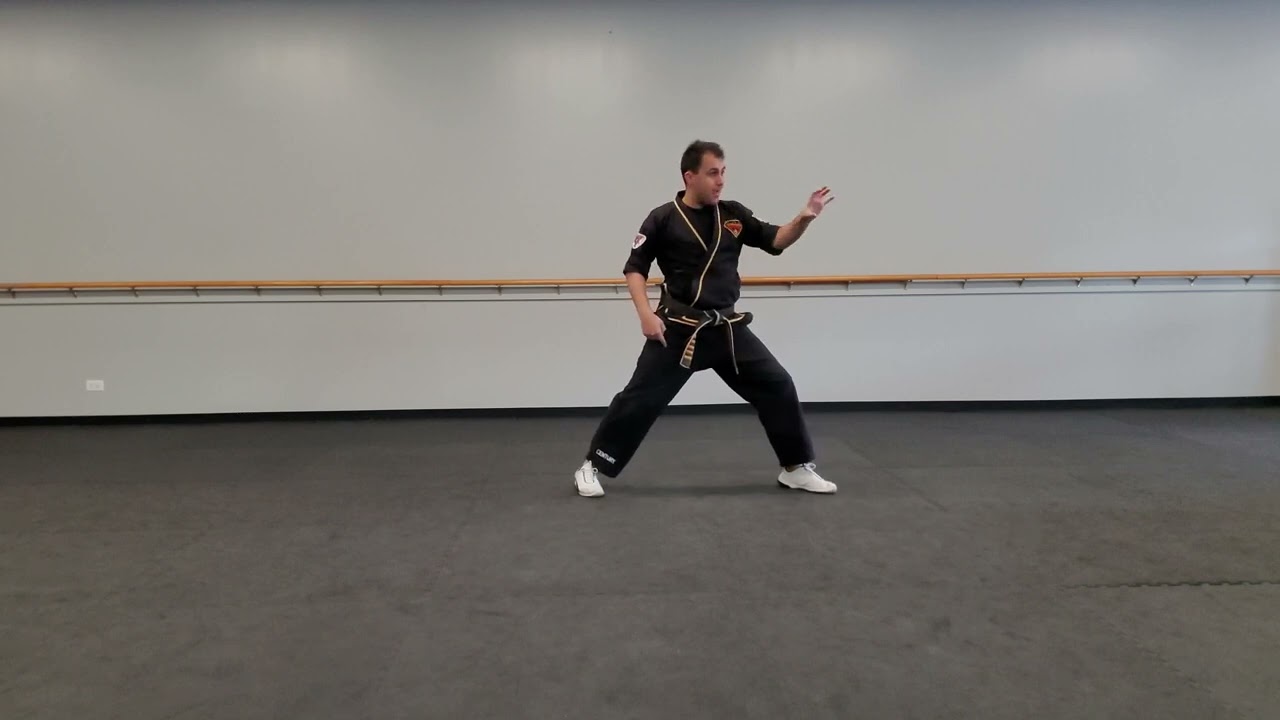 2nd Degree Black Belt Form Zang Do Moon Front View