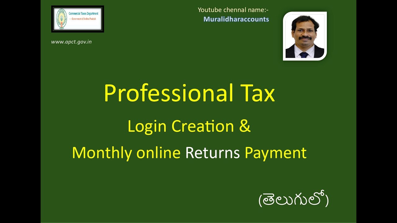 PROFISSIONAL TAX PAYMENT