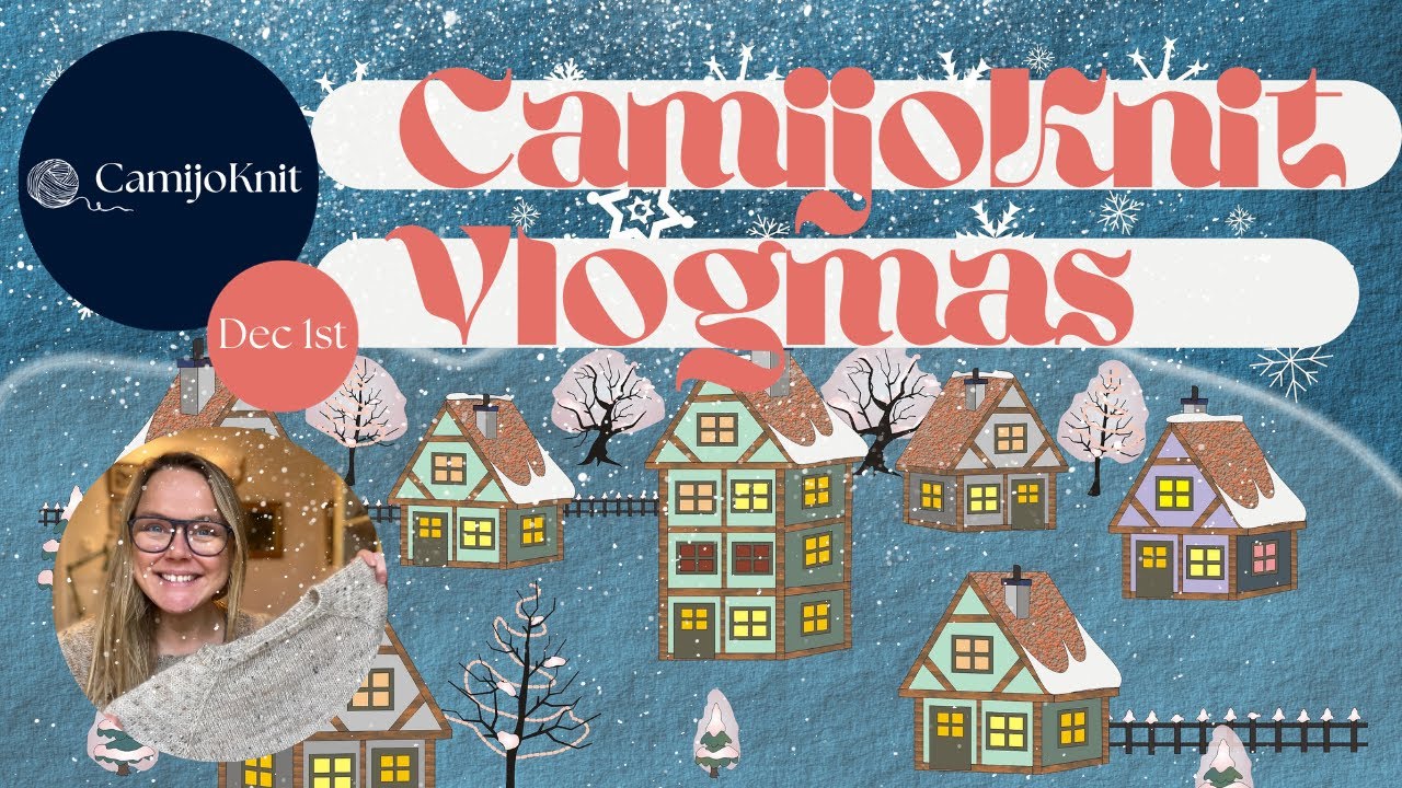 Dec 1st: Welcome to the first real episode og this years vlogmas. A vlogmas about knitting and yarn!