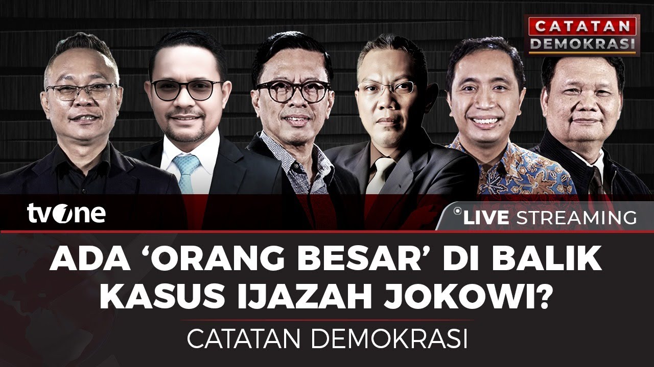 [LIVE] Ada 'Orang Besar' di Balik Kasus Ijazah Jokowi? | Catatan Demokrasi tvOne