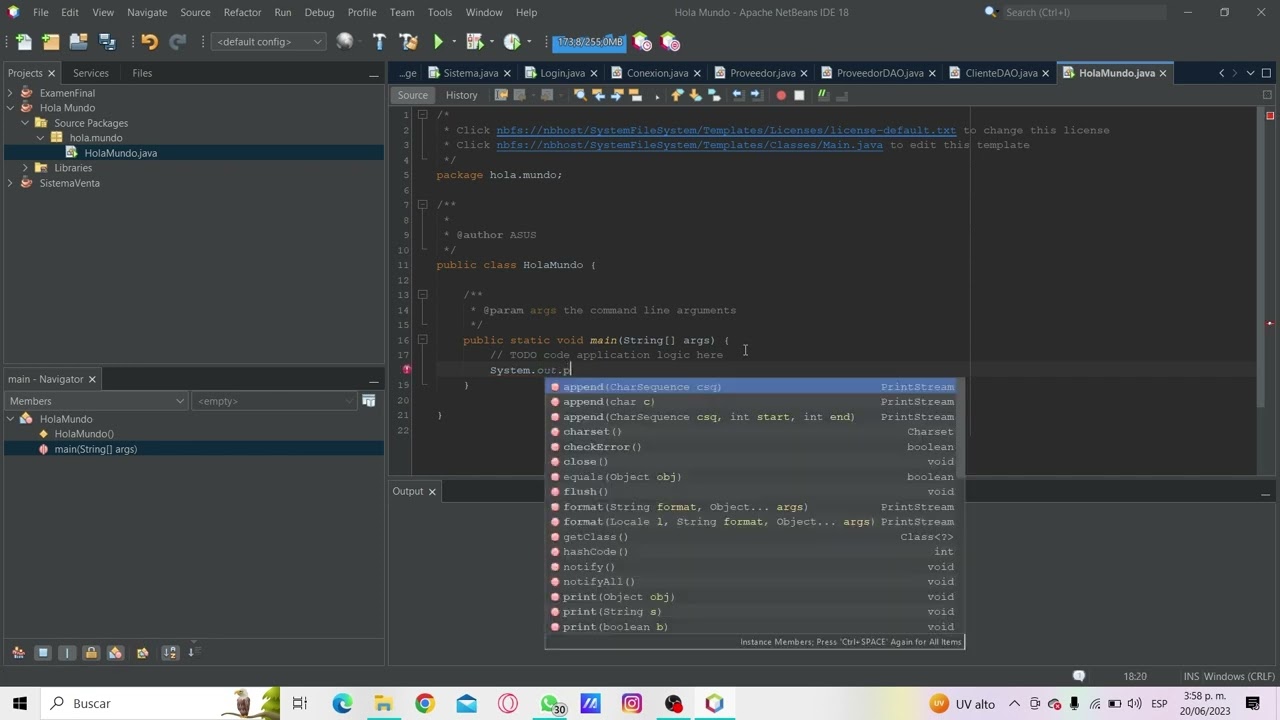 3. Crear un Hola Mundo en Java (PRIMER PROGRAMA EN NETBEANS) || JAVA CURSO I