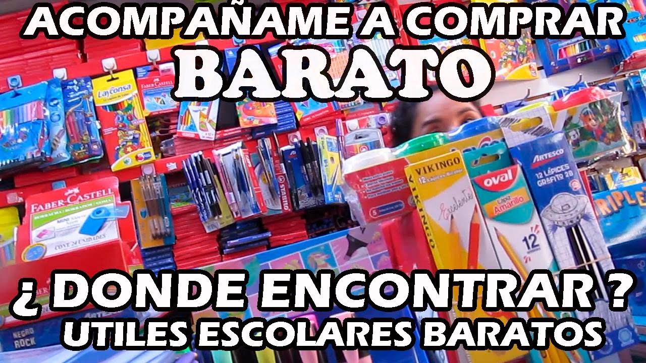Comprando útiles escolares baratos en la feria: mis mejores hallazgos