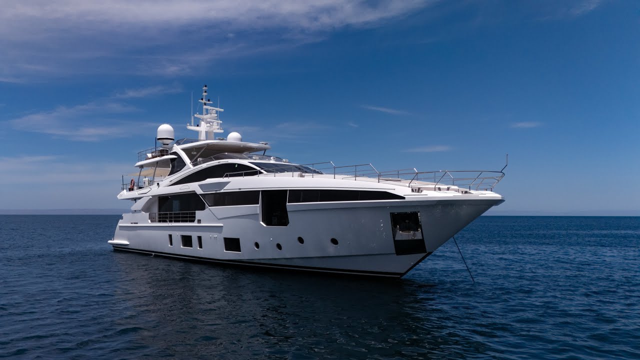 Azimut 35M Superyacht Drone Video