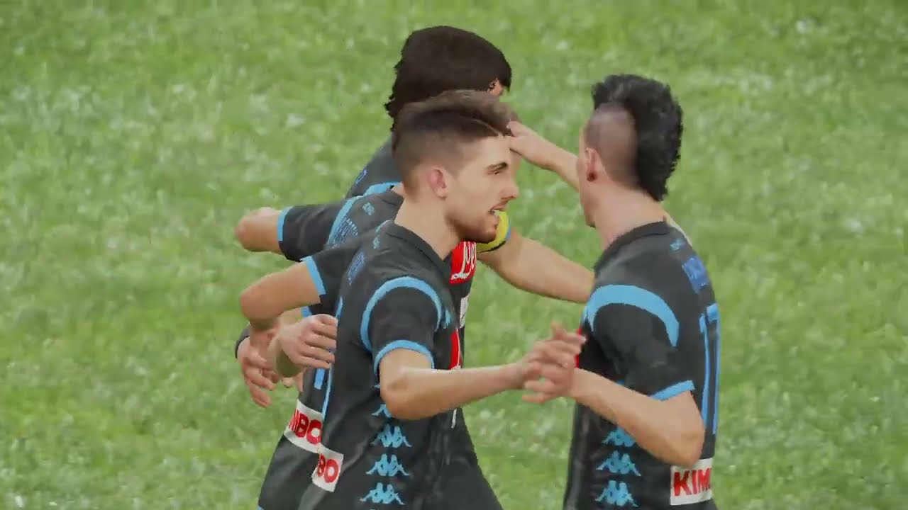 Exhibition Cup.Match 1.Napoli - Barcelona.Mарадона против Месси!!!