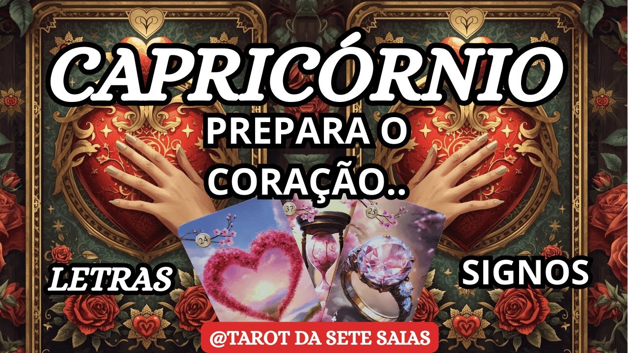 💕CAPRICÓRNIO💞TEM ALGUÉM QUE SENTE DIFICULDADE DE FALAR O QUE SENTE POR VOCÊ...
