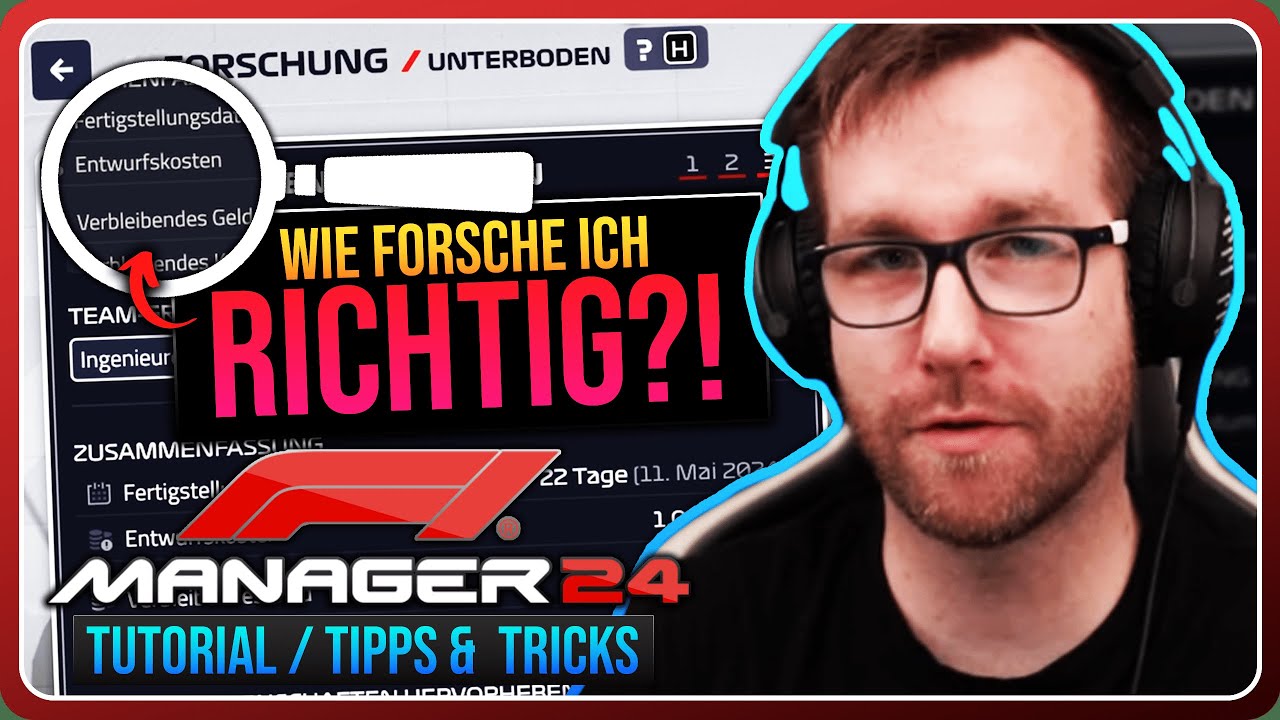 Wie forsche ich richtig ? | F1 Manager 2024 Tutorial / Tipps & Tricks