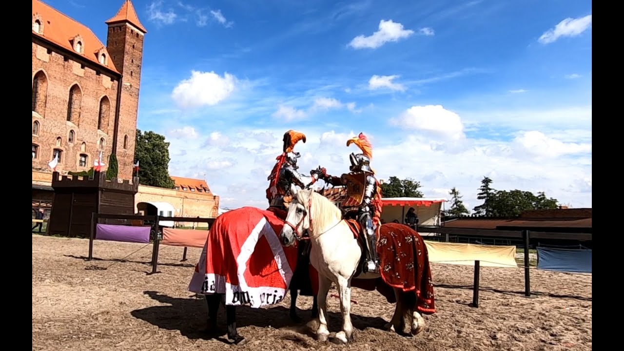 Podróże historyczne po Kociewiu. Turniej rycerski na Zamku w Gniewie.