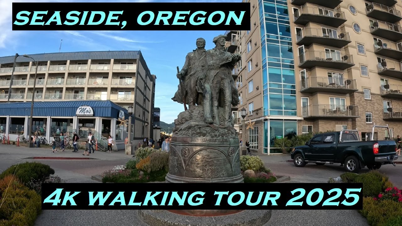 Seaside, Oregon | 4k Walking Tour | POV 2025