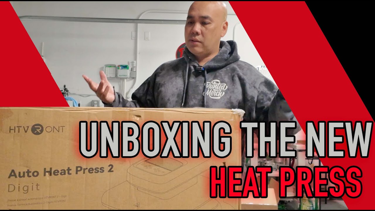 UNBOXING THE NEW HEAT PRESS : HTV RONT HEAT PRESS 2 (S:11Vlog 11)