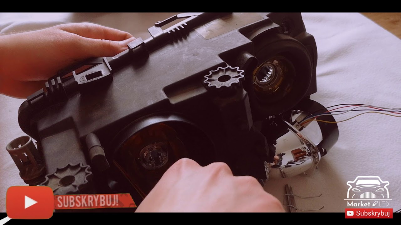 Montaż soczewek + Demon Eyes / Devil Eyes - Przykład BMW E46