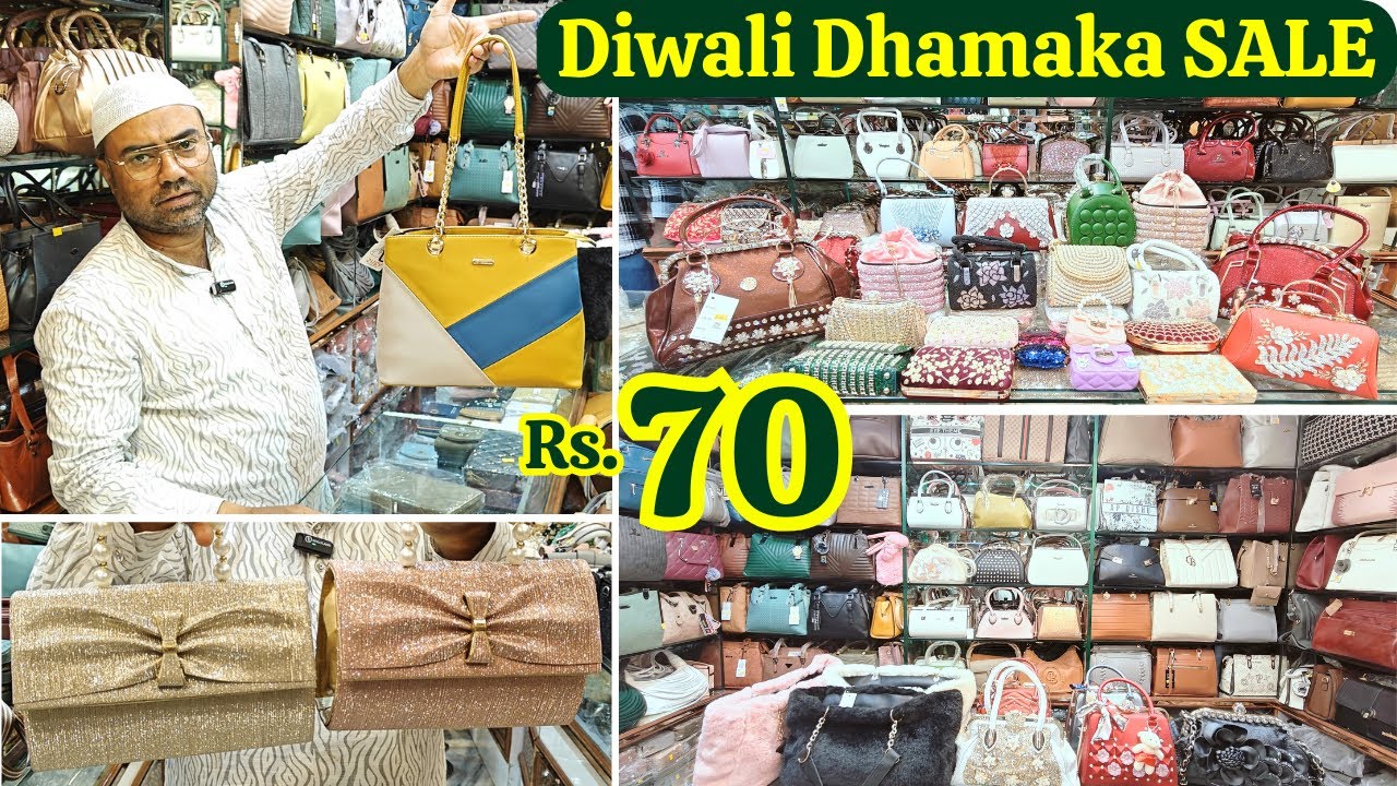 Diwali Dhamaka SALE Charminar Bridal Partywear Handbags Clutches Wallets Sling Bags In OFFER Prices