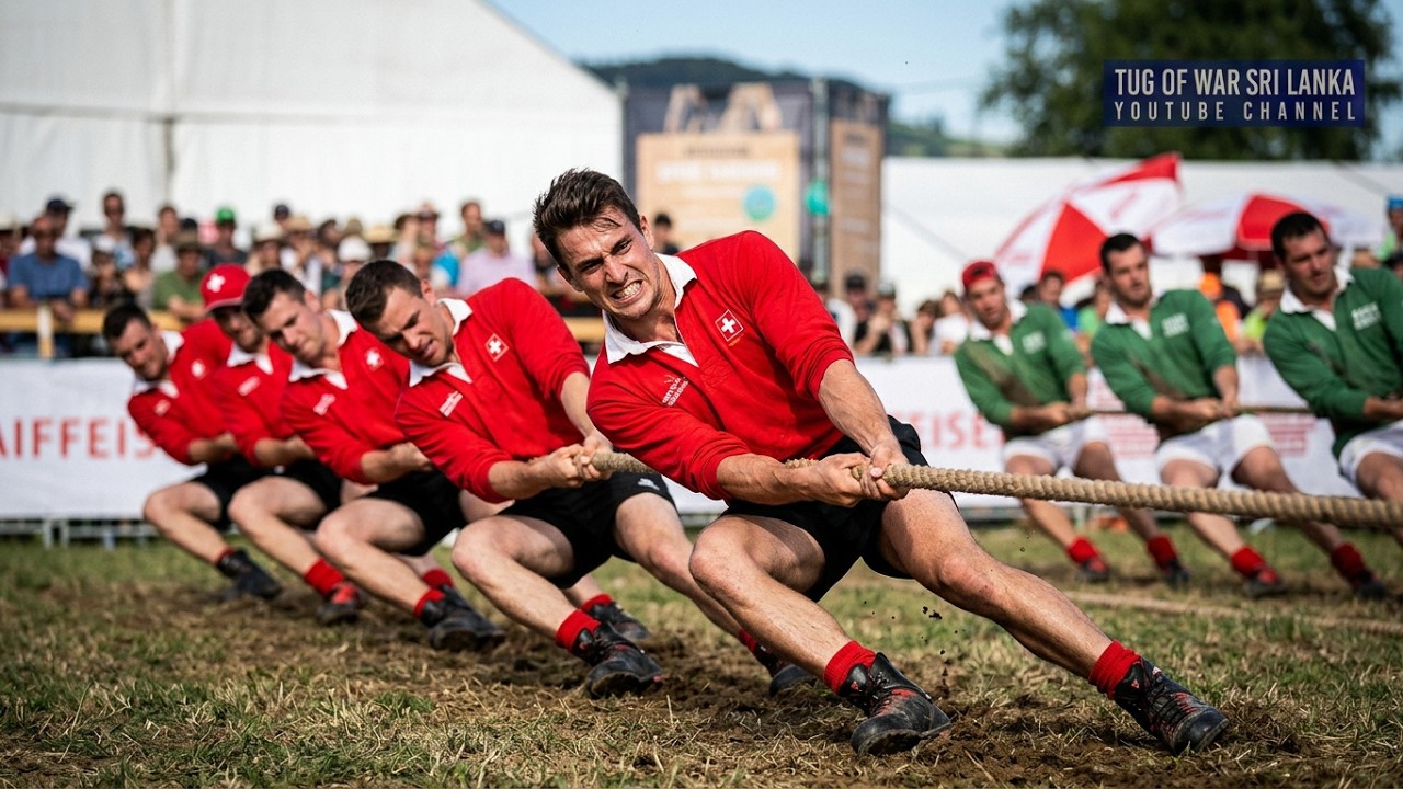 World championships Sursee Switzerland. Mens closed 560 final. Switzerland (red) v Basque Country.