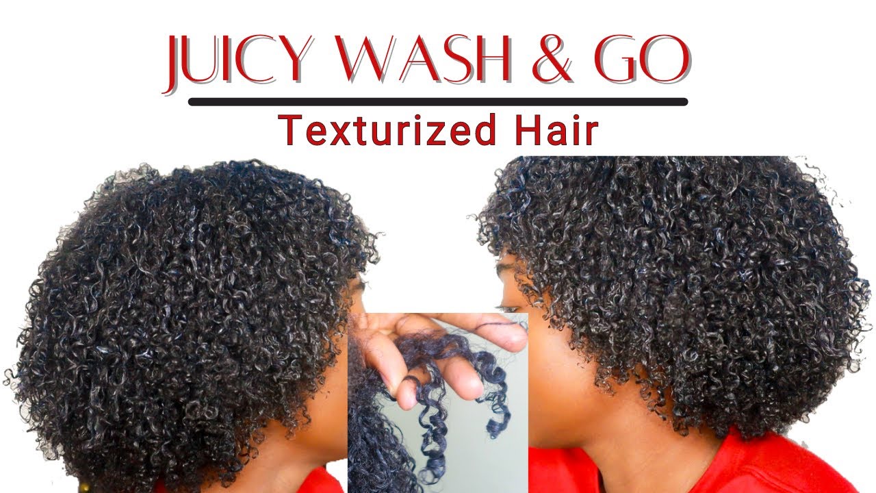 Wash And Go On Texturized Hair Short Hair|ShelloStyles Texturized Hair