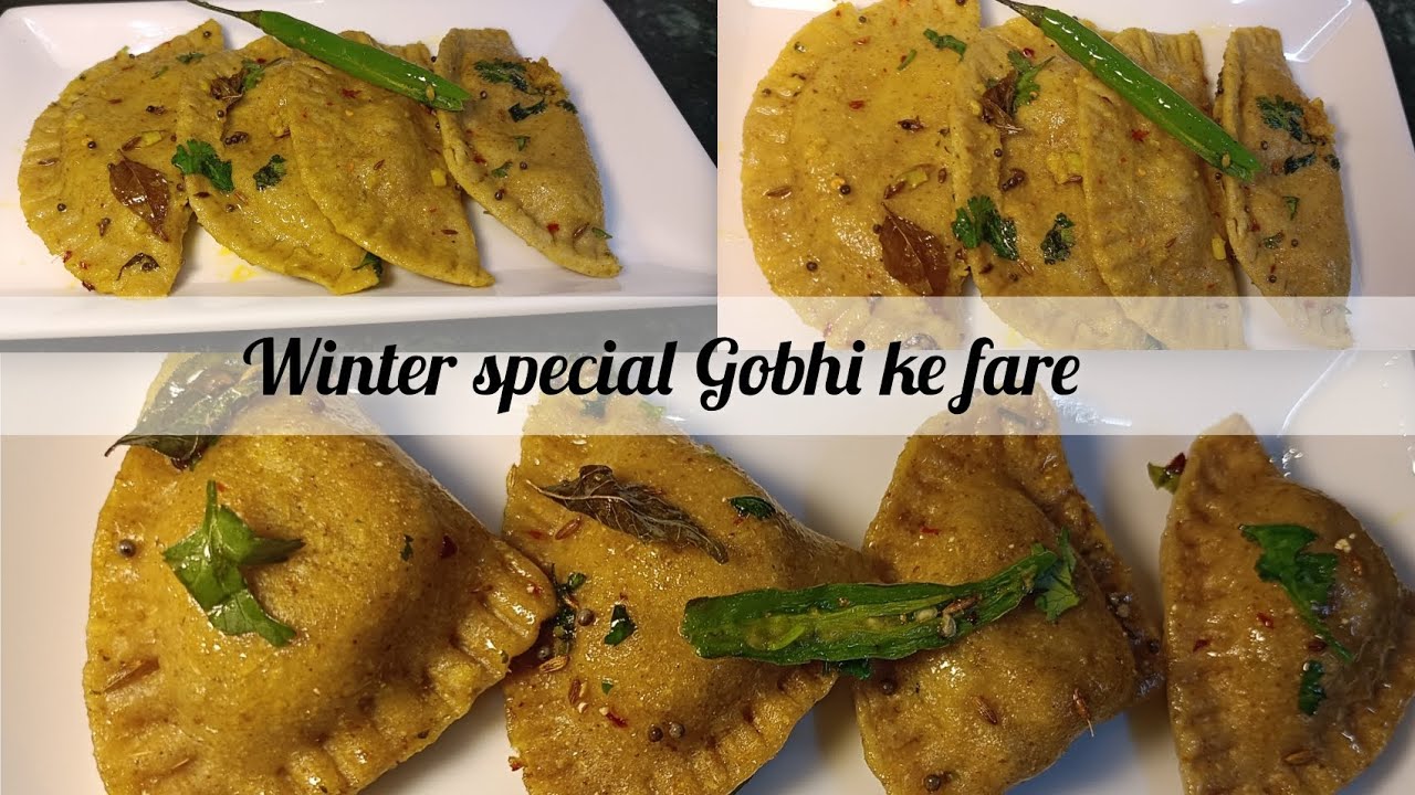 सर्दियों की स्पेशल गोभी के फरे 🤍 | Healthy Winter Snack Recipe | Easy & Tasty😋