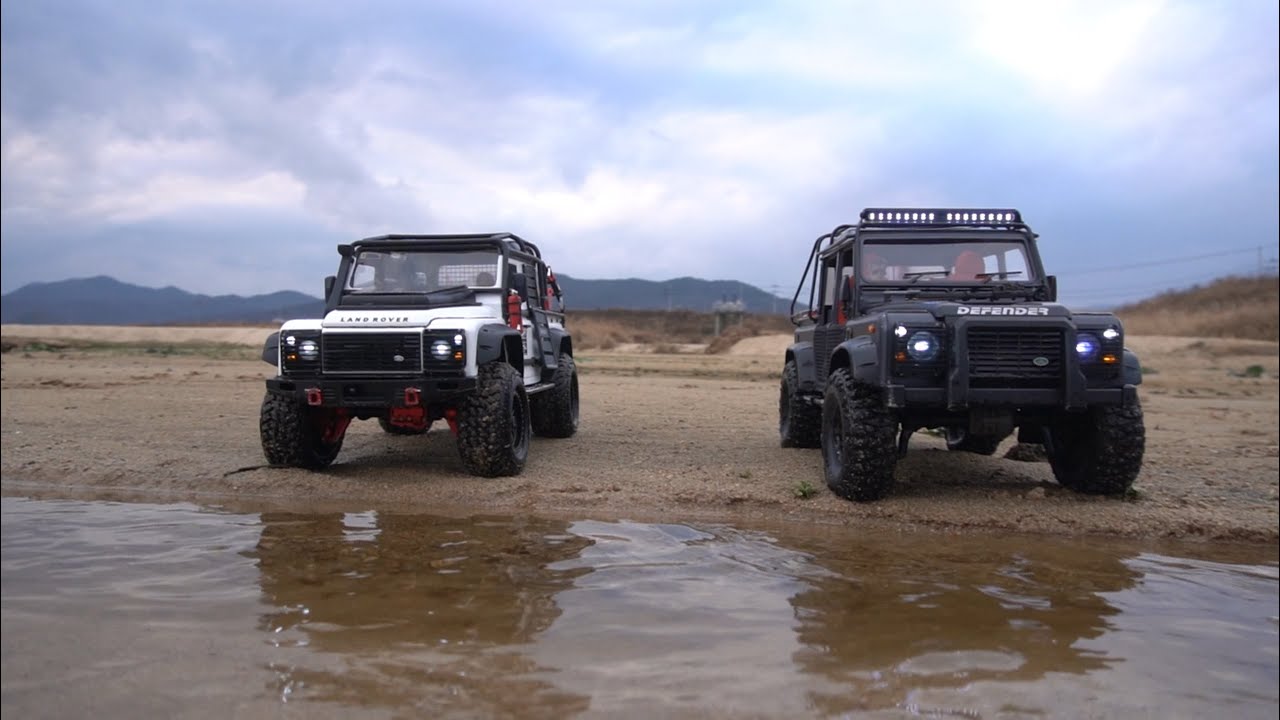 Off-road on the Riverside | Traxxas TRX-4 Defender D110 Pickup & HIMALAYA