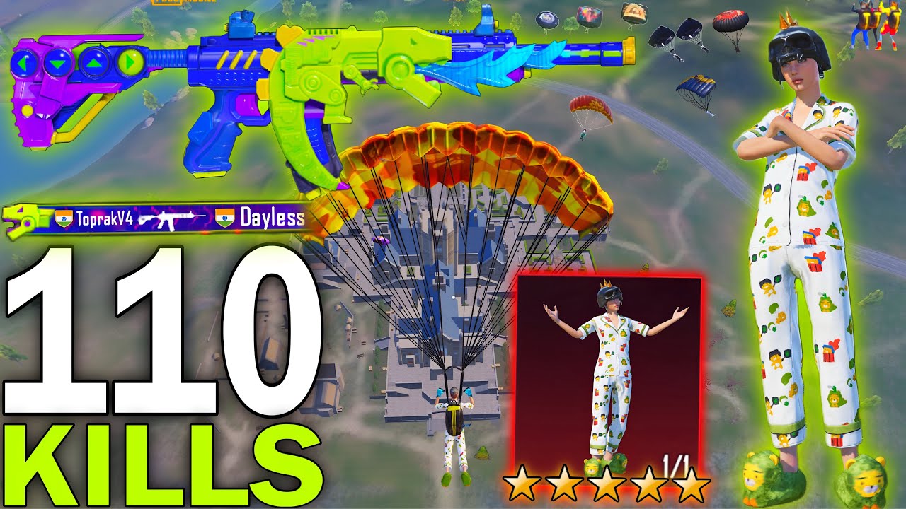 110 KILLS!🔥 MY BEST GAMEPLAY SOLO VS SQUAD😍 PUBG MOBILE | BGMI