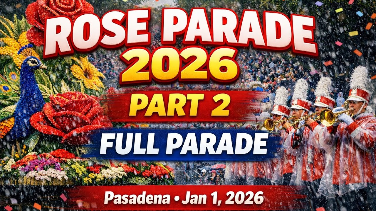 ROSE PARADE 2026 🌹 Part 2 | Full Parade Continues | Pasadena | Jan 1, 2026 #chennaitousa #2026